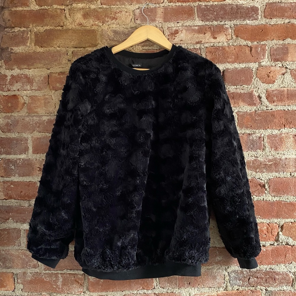Soft Faux Fur Sweater